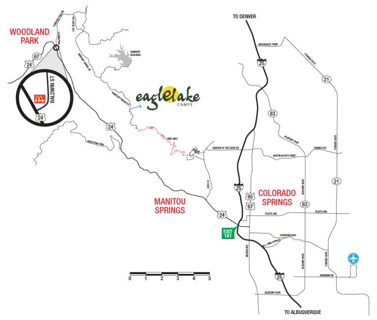 Maps & Directions Eagle Lake Camps