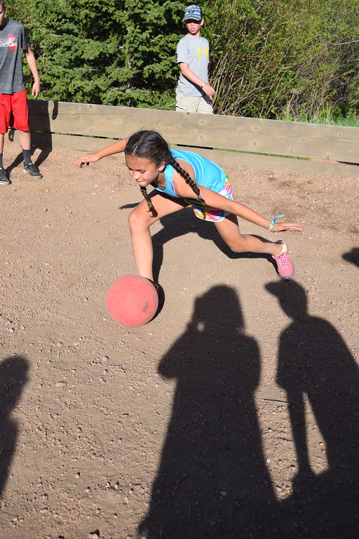 overnight camp Gaga ball fun